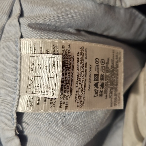 Brooks Brothers Regent Navy Blue Pants W38 Flat Front - Picture 5 of 7